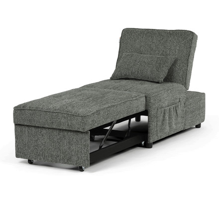 Rozkládací křeslo Autronic zelená, látka, ASB-C3210 GRN2 (2)