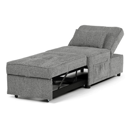Rozkládací křeslo Autronic šedá, látka, ASB-C3210 GREY2 (3)