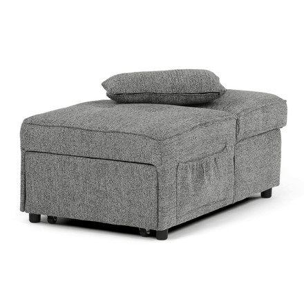 Rozkládací křeslo Autronic šedá, látka, ASB-C3210 GREY2 (4)