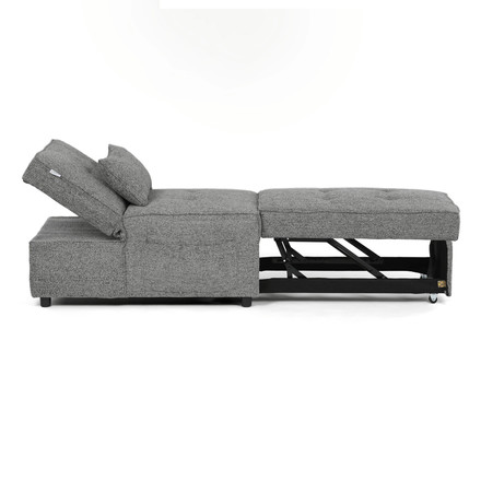 Rozkládací křeslo Autronic šedá, látka, ASB-C3210 GREY2 (7)