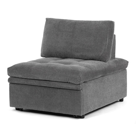Rozkládací křeslo Autronic šedá, látka, ASB-C3410 GREY2