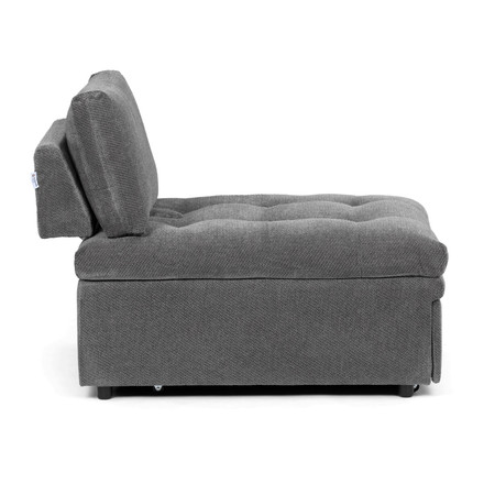 Rozkládací křeslo Autronic šedá, látka, ASB-C3410 GREY2 (9)