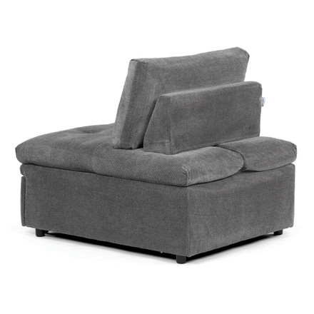 Rozkládací křeslo Autronic šedá, látka, ASB-C3410 GREY2 (10)