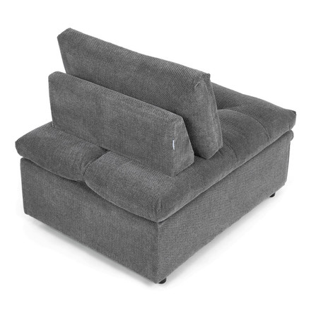 Rozkládací křeslo Autronic šedá, látka, ASB-C3410 GREY2 (12)