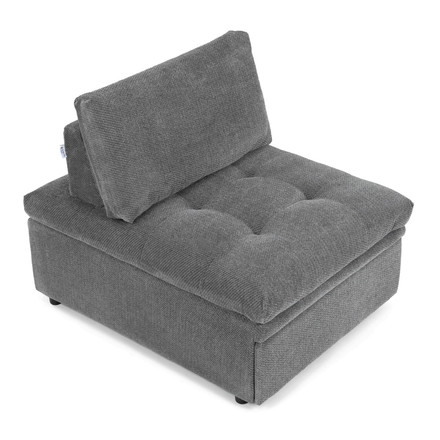 Rozkládací křeslo Autronic šedá, látka, ASB-C3410 GREY2 (14)