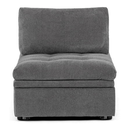 Rozkládací křeslo Autronic šedá, látka, ASB-C3410 GREY2 (3)