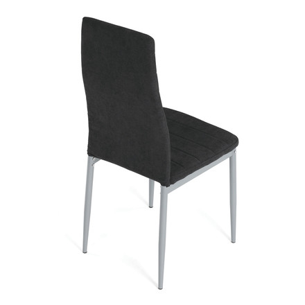 Moderní jídelní židle Autronic černá, látka, DCL-V5031 BK2 (6)