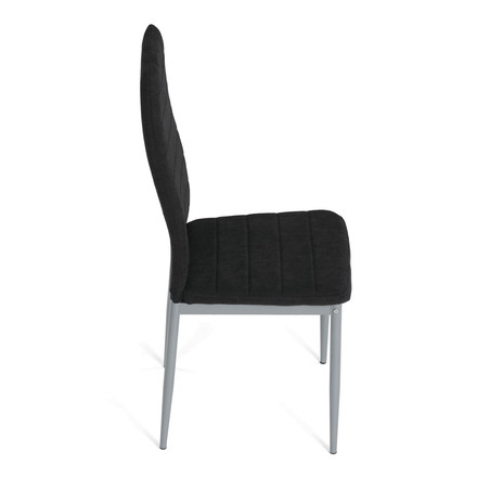 Moderní jídelní židle Autronic černá, látka, DCL-V5031 BK2 (7)