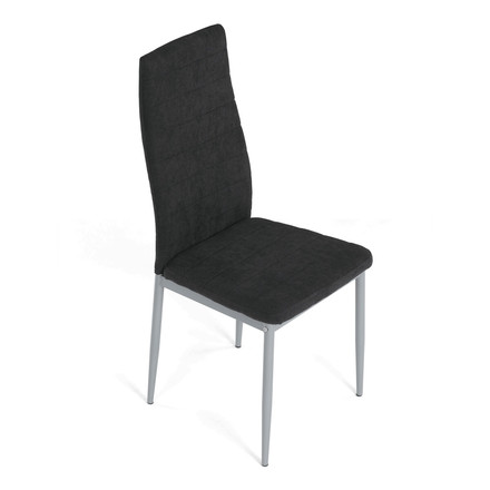 Moderní jídelní židle Autronic černá, látka, DCL-V5031 BK2 (8)