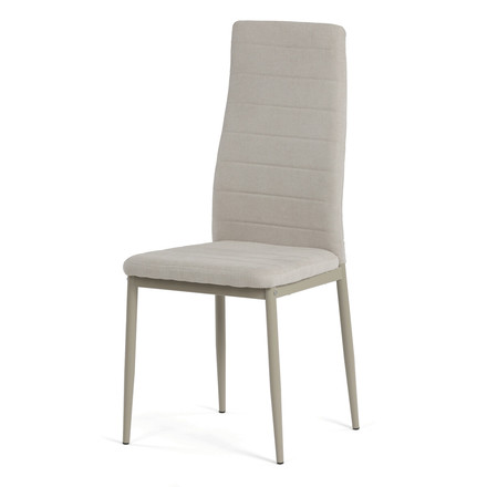 Moderní jídelní židle Autronic béžová, látka, DCL-V5031 BG2