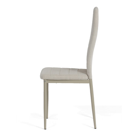 Moderní jídelní židle Autronic béžová, látka, DCL-V5031 BG2 (3)