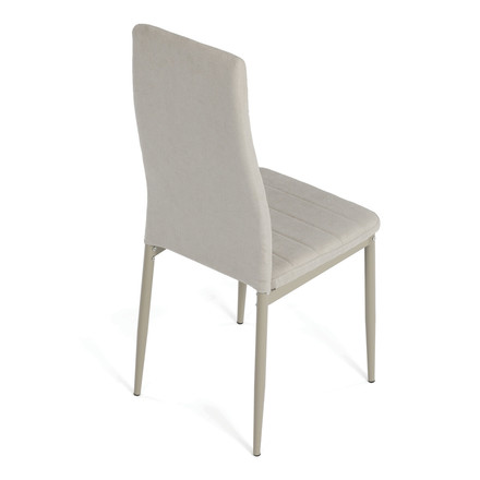 Moderní jídelní židle Autronic béžová, látka, DCL-V5031 BG2 (6)