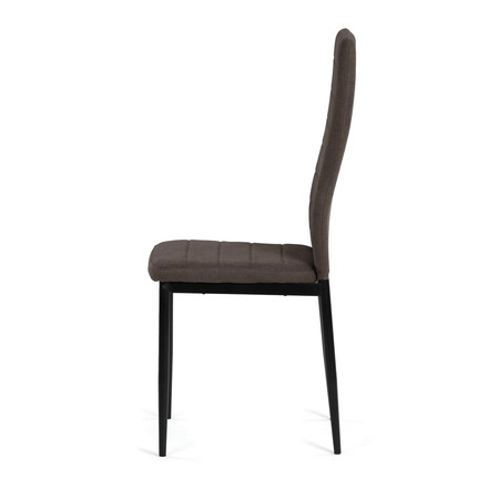 Moderní jídelní židle Autronic hnědá, látka, DCL-V5031 BR2 (3)