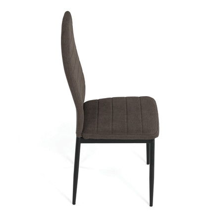 Moderní jídelní židle Autronic hnědá, látka, DCL-V5031 BR2 (7)