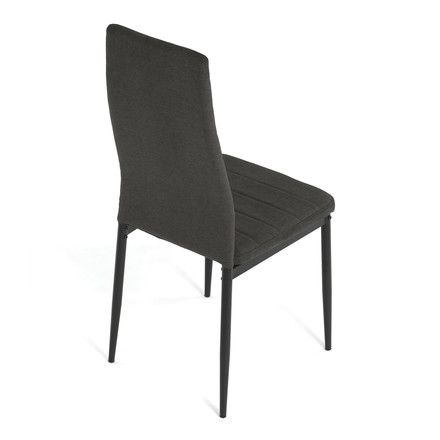Moderní jídelní židle Autronic šedá, látka, DCL-V5031 GREY2 (6)