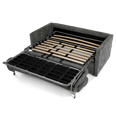 Dvoumístná rozkládací pohovka Autronic šedá, látka, ASB-C3900 GREY2 (6)
