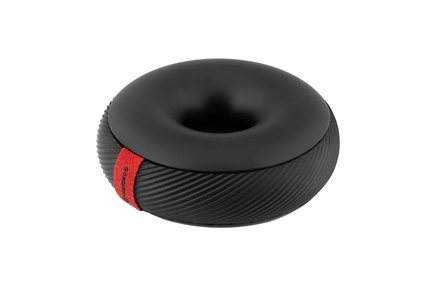 Zarážka dveřní Walteco W5719 DOORNUT 106 x 42 mm, 0,83 kg matná černá