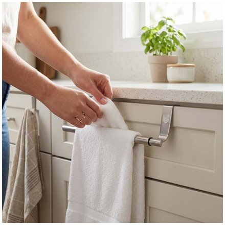 Věšák na utěrky na kuchyňskou linku Berlingerhaus BH-8820 23 - 40 cm nerez (3)