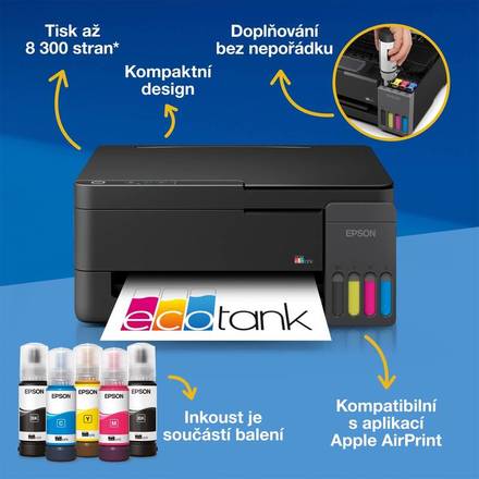 Multifunkční tanková tiskárna Epson EcoTank L3310 (8)