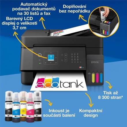 Multifunkční tanková tiskárna Epson EcoTank L5390 (8)