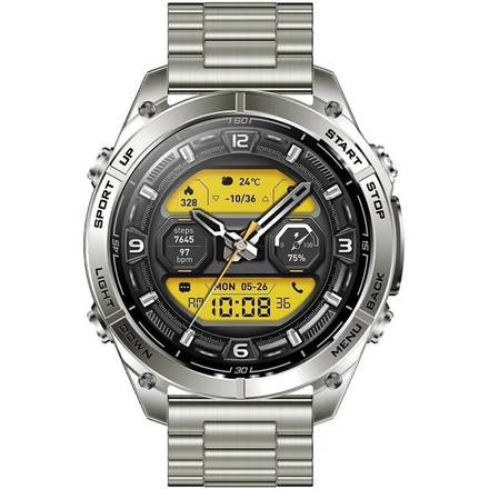 Chytré hodinky Aligator Watch GPS Maps Silver
