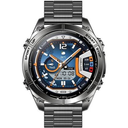 Chytré hodinky Aligator Watch GPS Maps Black