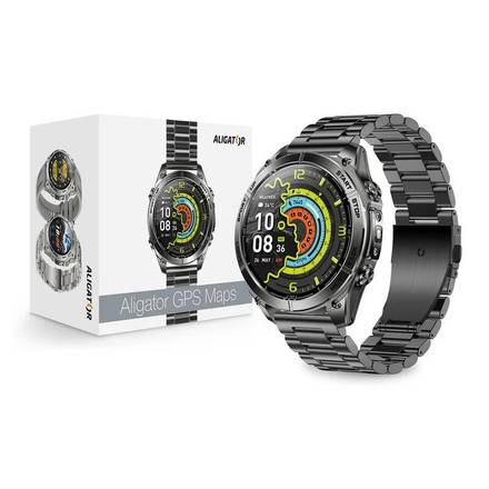 Chytré hodinky Aligator Watch GPS Maps Black (7)