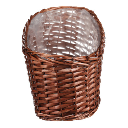 Truhlík proutěný Autronic oválný, hnědý, cena za sadu 2 ks (PD181 BR) (3)