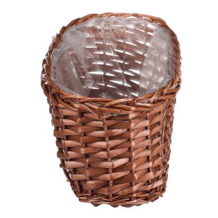 Truhlík proutěný Autronic oválný, hnědý, cena za sadu 2 ks (PD181 BR) (6)