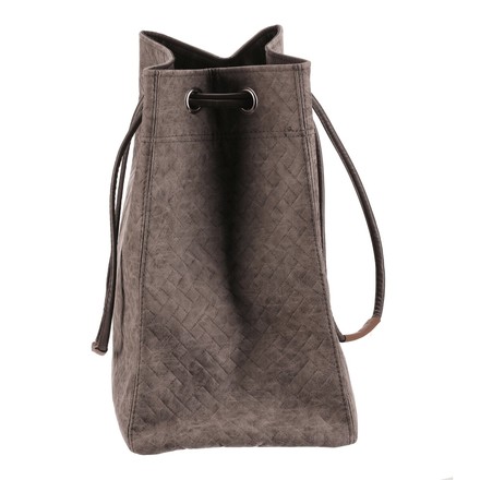Koš prádelní Autronic látkový, stahovací, šedá barva (DT3011 GREY-M) (2)
