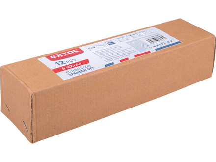Klíče očkoploché Extol Premium 8816080 (očko 45°vyhnuté), sada 12ks, 6-22mm, CrV (2)