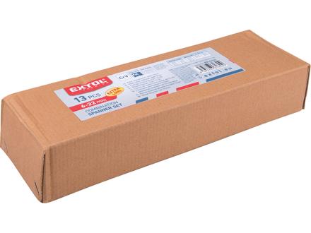 Klíče očkoploché Extol Premium 8816047 EXTRA dlouhé, sada 13ks, 6-22mm, CrV (2)