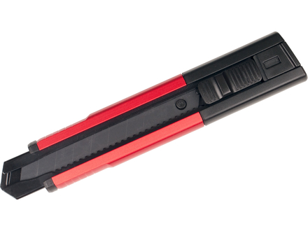 Ulamovací nůž Extol Premium 8855026 kovový s výztuhou, 18mm, Auto-lock
