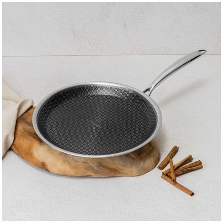 Pánev na palačinky s nepřilnavým povrchem Berlingerhaus BH-8971 26 cm nerez Eternal Collection (7)