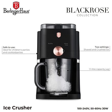 Výrobník ledové tříště a slushie Berlingerhaus BH-9929 Black Rose Collection (6)