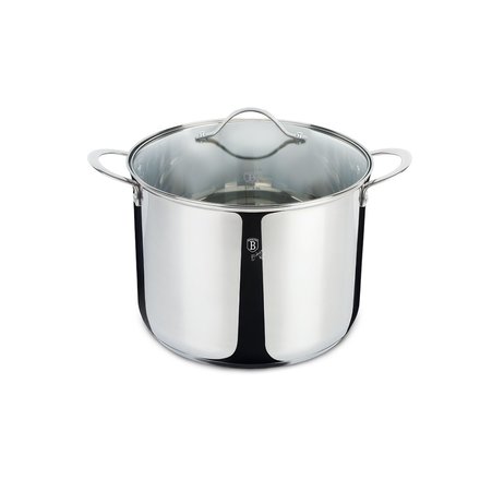 Hrnec s poklicí Berlingerhaus BH-6583 vysoký 24 cm nerez Silver Jewellery