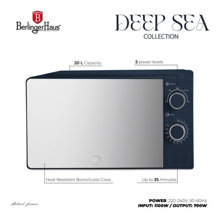 Mikrovlnná trouba Berlingerhaus BH-9906 20 l Deep Sea Collection (6)