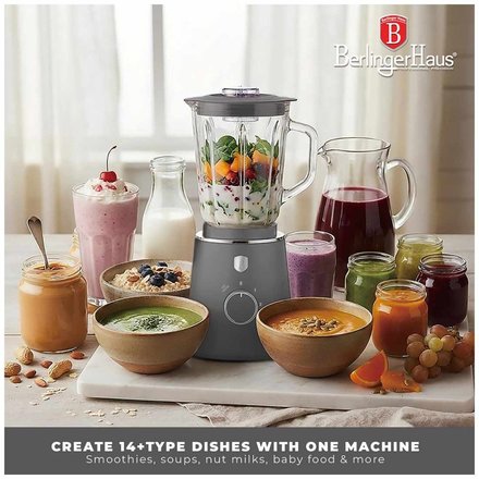 Stolní mixér Berlingerhaus BH-9820 1000 W se skleněnou nádobou 1,5 l Antracit Collection (7)
