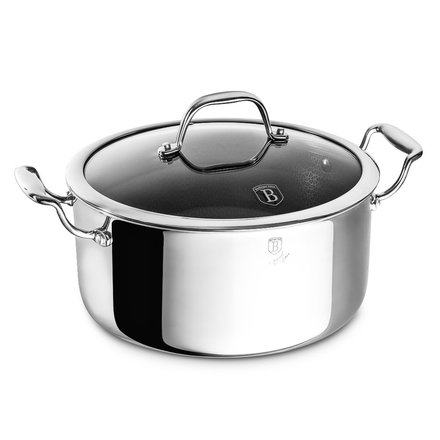 Kastrol s poklicí a nepřilnavým povrchem Berlingerhaus BH-8508 20 cm Eternal Collection