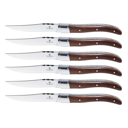 Sada steakových nožů Berlingerhaus BH-2439 6 ks hnědá rukojeť Laguiole Collection (3)