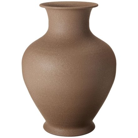 Váza Homestyling KO-FZ1003050 kovová 31 cm hnědá