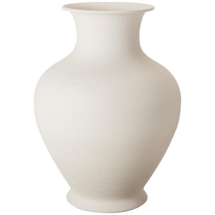 Váza Homestyling KO-FZ1003030 kovová 31 cm bílá