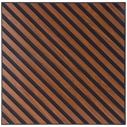 Stěnový dekorační panel Homestyling KO-WD1000080 60 × 60 cm Dbrown Diag