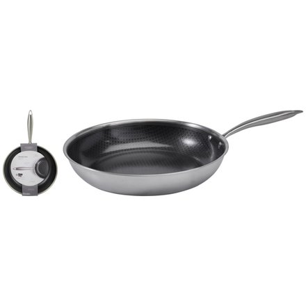 Pánev nerezová s nepřilnavým povrchem Siaki KO-C85000570 32 cm (1)