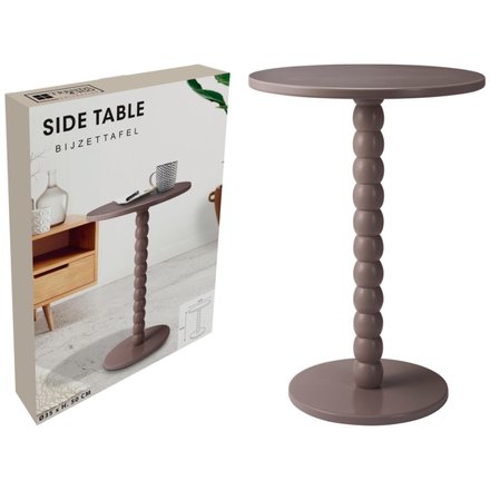 Odkládací stolek Homestyling KO-HZ1259840 MDF 35 × 50 cm Taupe šedá (1)