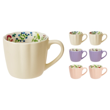 Hrnek Siaki KO-Q04000310 porcelán 350 ml sada 6 ks