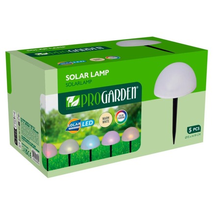 Zahradní světlo solární ProGarden KO-DX9954010 sada 5 ks různé barvy (1)