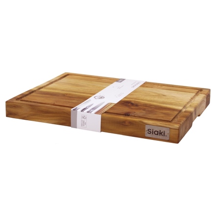 Krájecí prkénko Siaki KO-J18000130 teak 40 × 30 cm (2)
