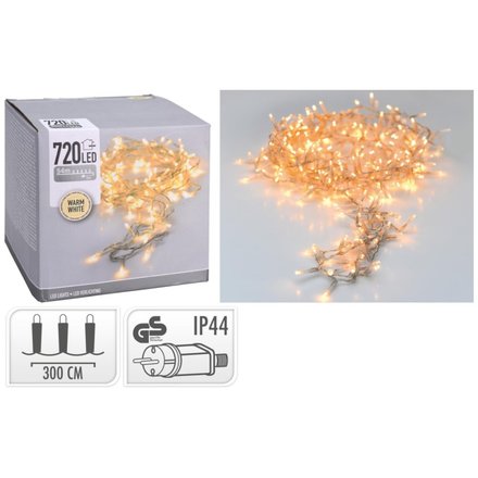 Vánoční světelný řetěz ProGarden KO-AX7404070 720 LED teplá Bílá (1)