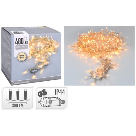 Vánoční světelný řetěz ProGarden KO-AX7404060 480 LED teplá bílá (1)